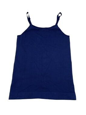 Shapermint Essentials All Day Everyday Scoop Neck Cami Tank Size Large Navy Blue